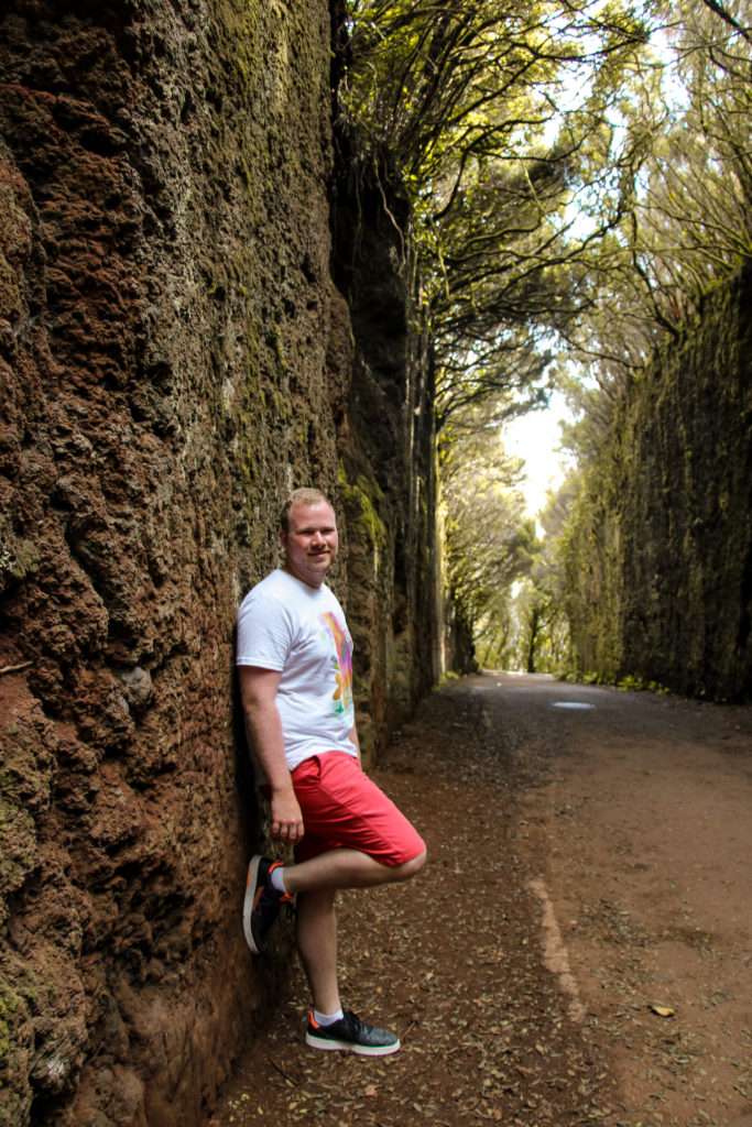 Camino viejo al pico de ingles Anaga Gebirge Teneriffa Spanien